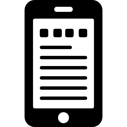 Business stats on phone